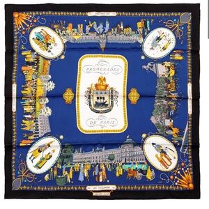Hermes Promenade de Paris Scarf 70
